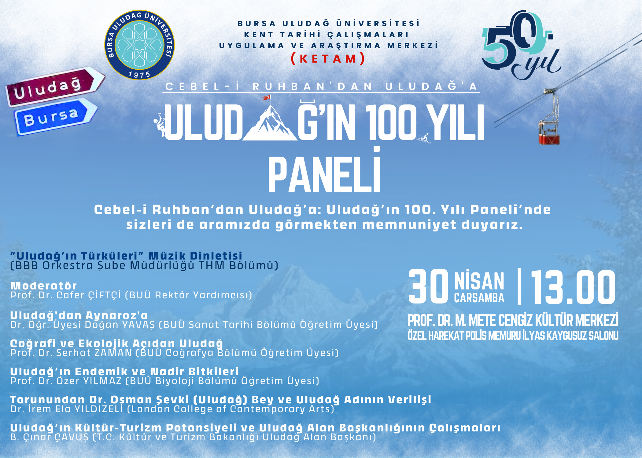  Uludağ'ın 100. Yılı Paneli